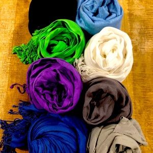 Assorted Scarves-8 colors pashmina scarves